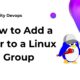 How to Add User to Group
