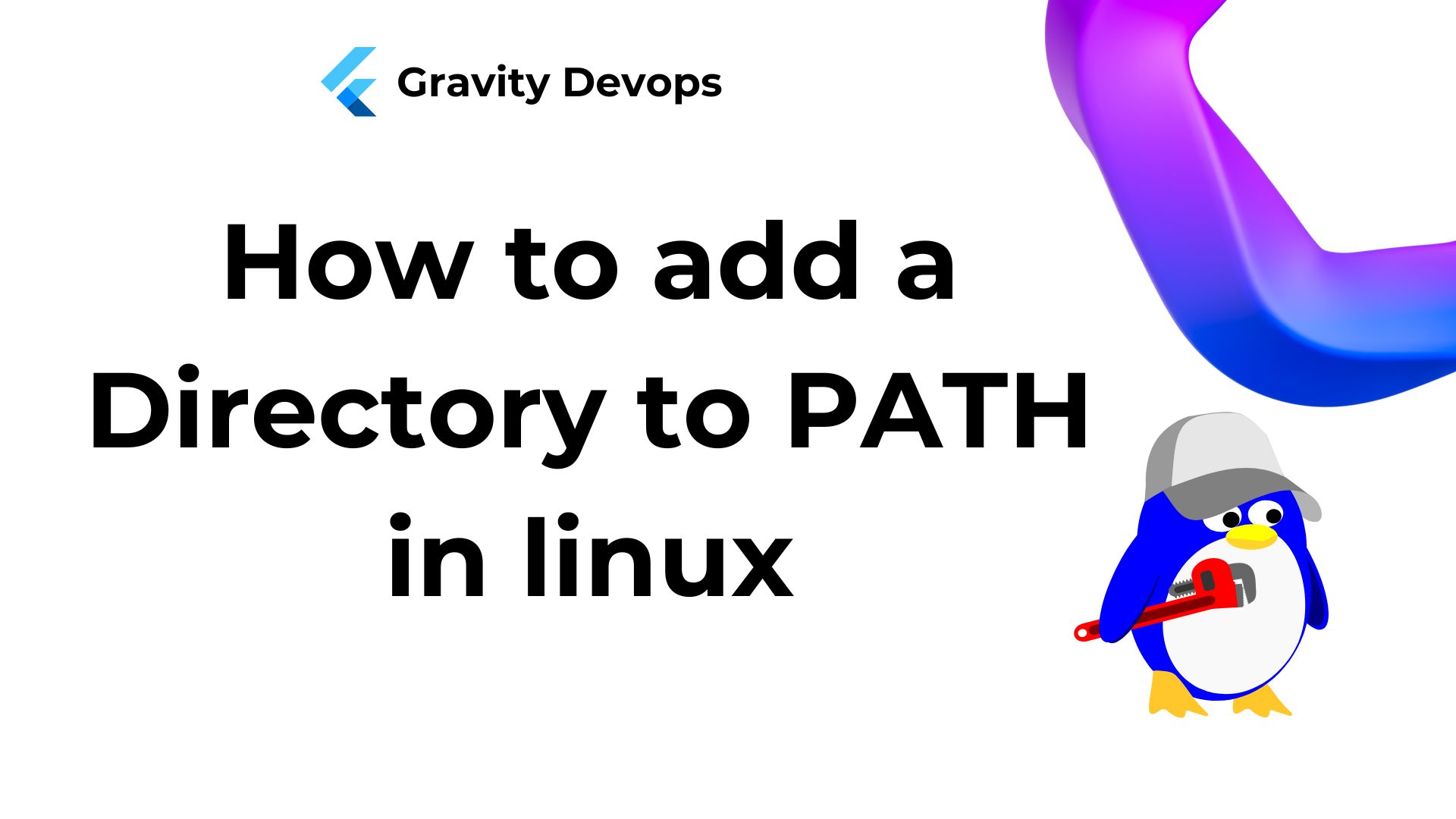 How to add a Directory to PATH in linux