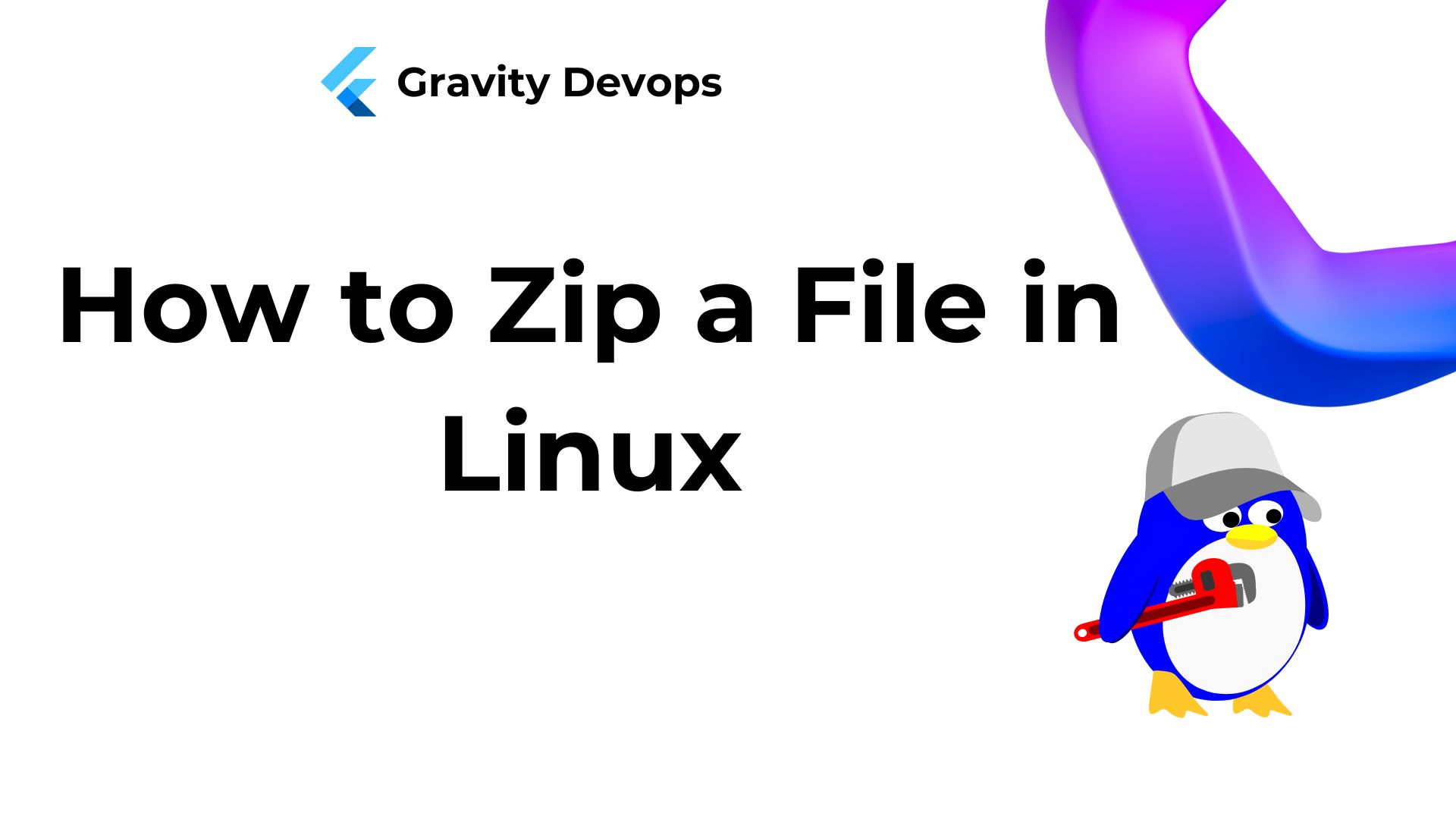 How to Zip a File in Linux