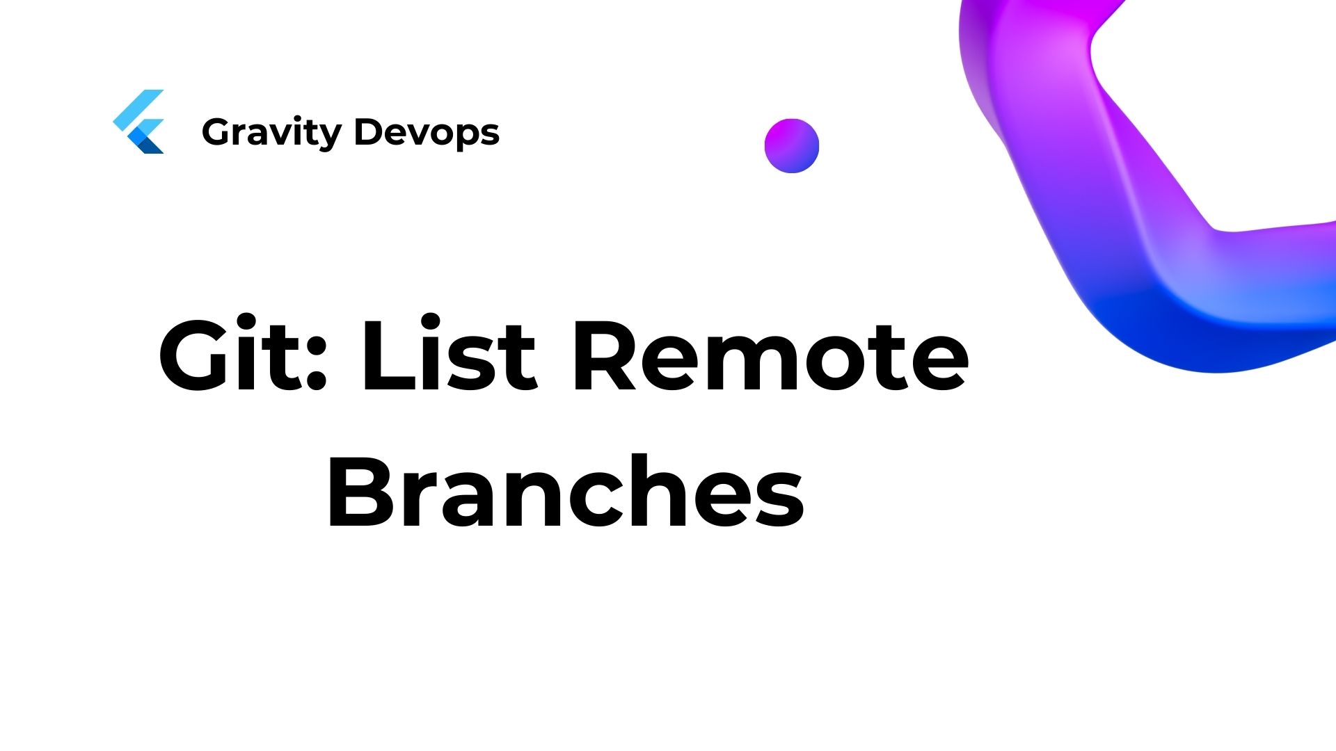 List Remote Branches