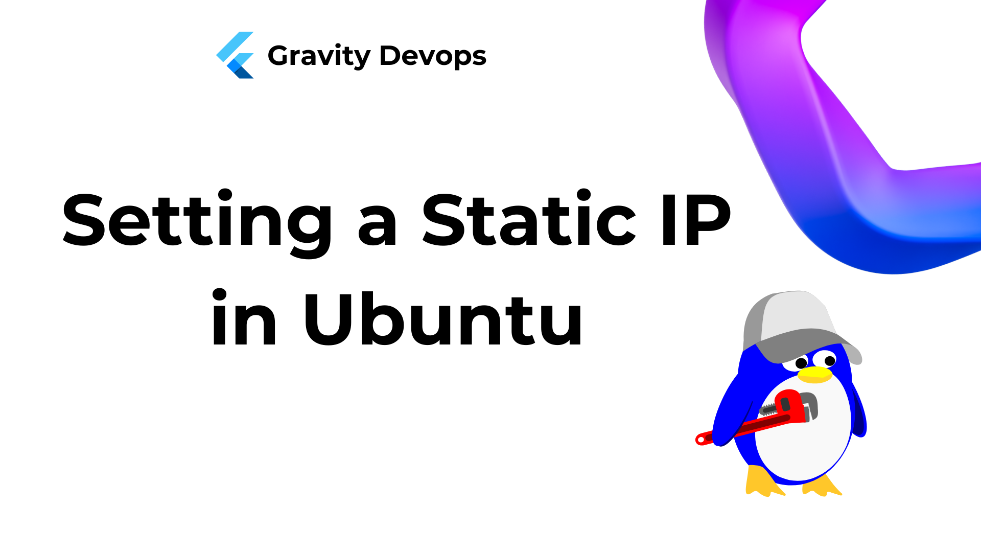 Setting a Static IP in Ubuntu