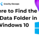 Where to Find the AppData Folder in Windows 10