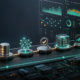 LLMOps production pipeline thumbnail with dashboards, model lifecycle stages, and AI operations signals