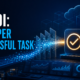 AI ROI dashboard illustrating cost per successful task