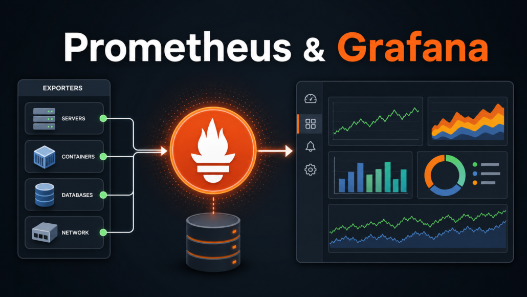 Prometheus and Grafana monitoring tutorial with metrics pipeline and dashboard