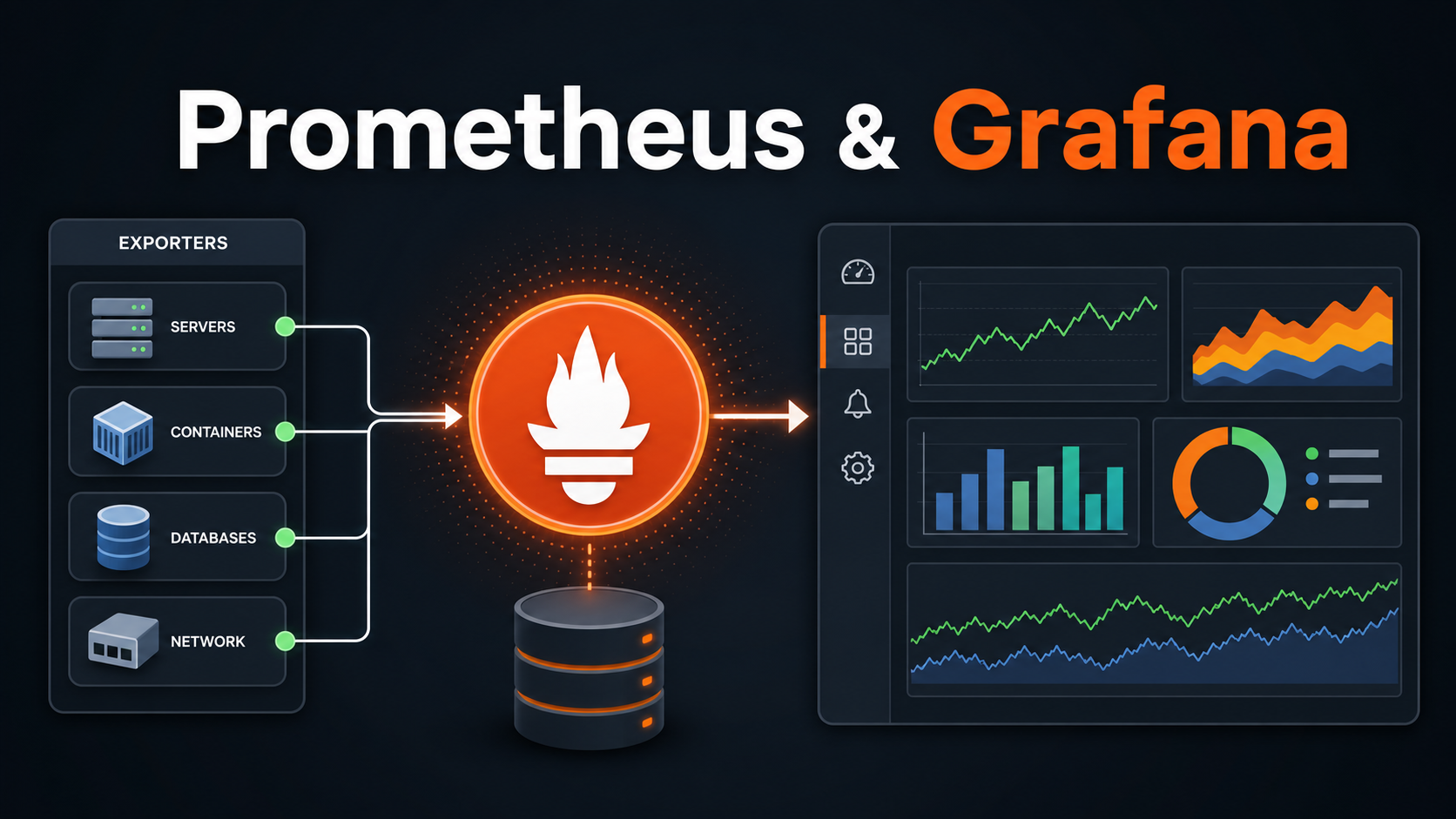 Prometheus and Grafana monitoring tutorial with metrics pipeline and dashboard