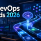AI DevOps Trends 2026 thumbnail showing intelligent CI/CD pipelines, AI automation, observability dashboards, and Kubernetes operations.