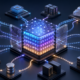 Open AI model nodes connected across cloud, chip and developer infrastructure, representing the 50-member open-weight coalition.