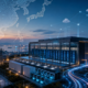 Sovereign AI infrastructure data centre with regional cloud and network connections across Asia