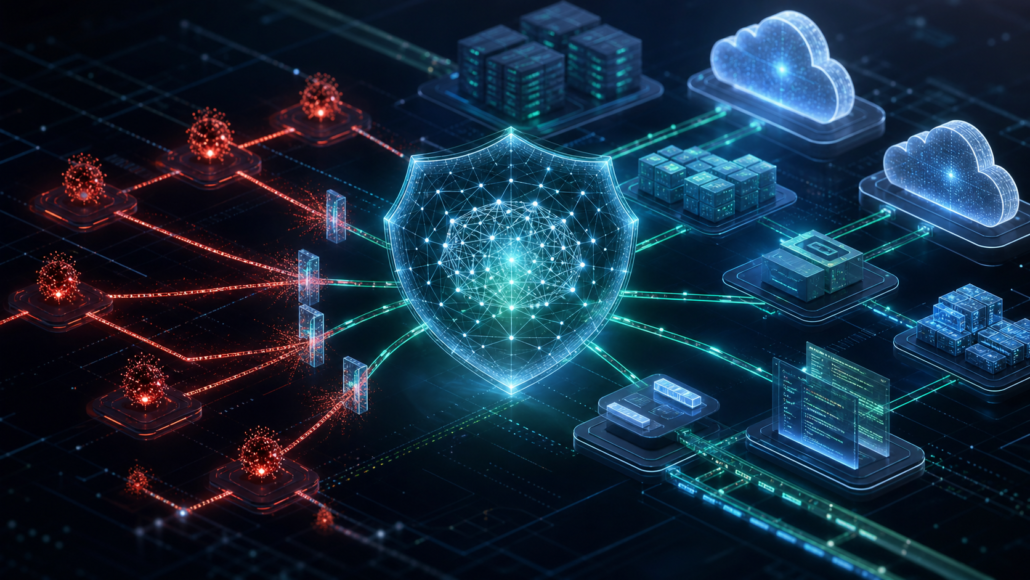 Open AI security mesh defending cloud and software infrastructure from autonomous agent threats