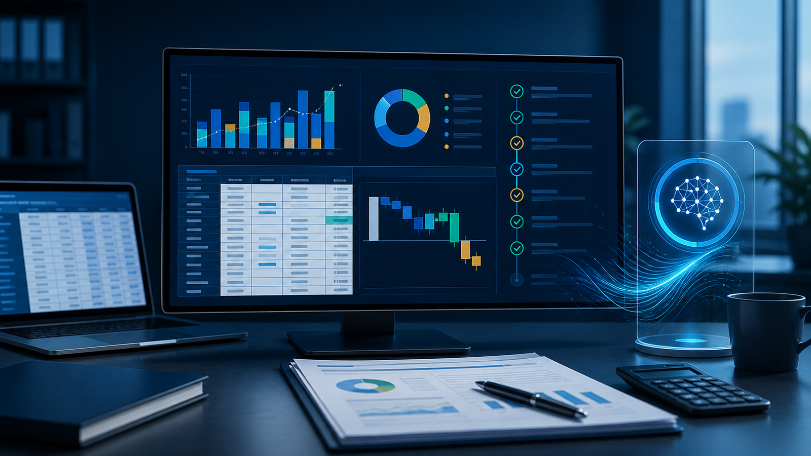 Best AI tools to create financial reports with charts, spreadsheets and audit checks