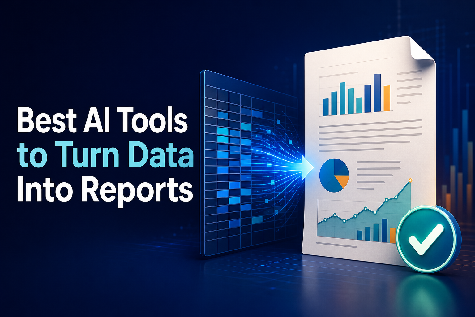 Best AI tools to turn data into reports