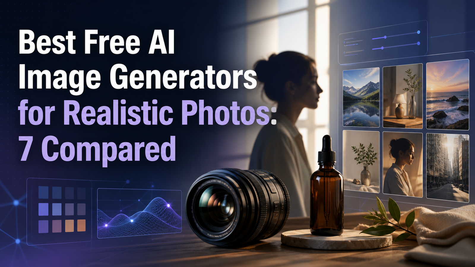 Best free AI image generators for realistic photos comparison