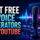 Best free AI voice generators for YouTube comparison