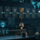 AI-assisted CI/CD pipeline dashboard with security gates, testing, human review, deployment approval, and rollback controls