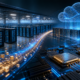 AI data-center racks, accelerator chips and cloud infrastructure illustrating Alibaba’s planned full-stack AI expansion