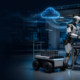 Featured editorial image showing coordinated robots in a physical AI operations lab