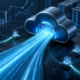 Microsoft AI revenue concentration illustrated as a dominant workload stream entering a cloud platform