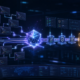 Long-running AI coding agent moving through tests, security checks, observability and human approval before cloud deployment