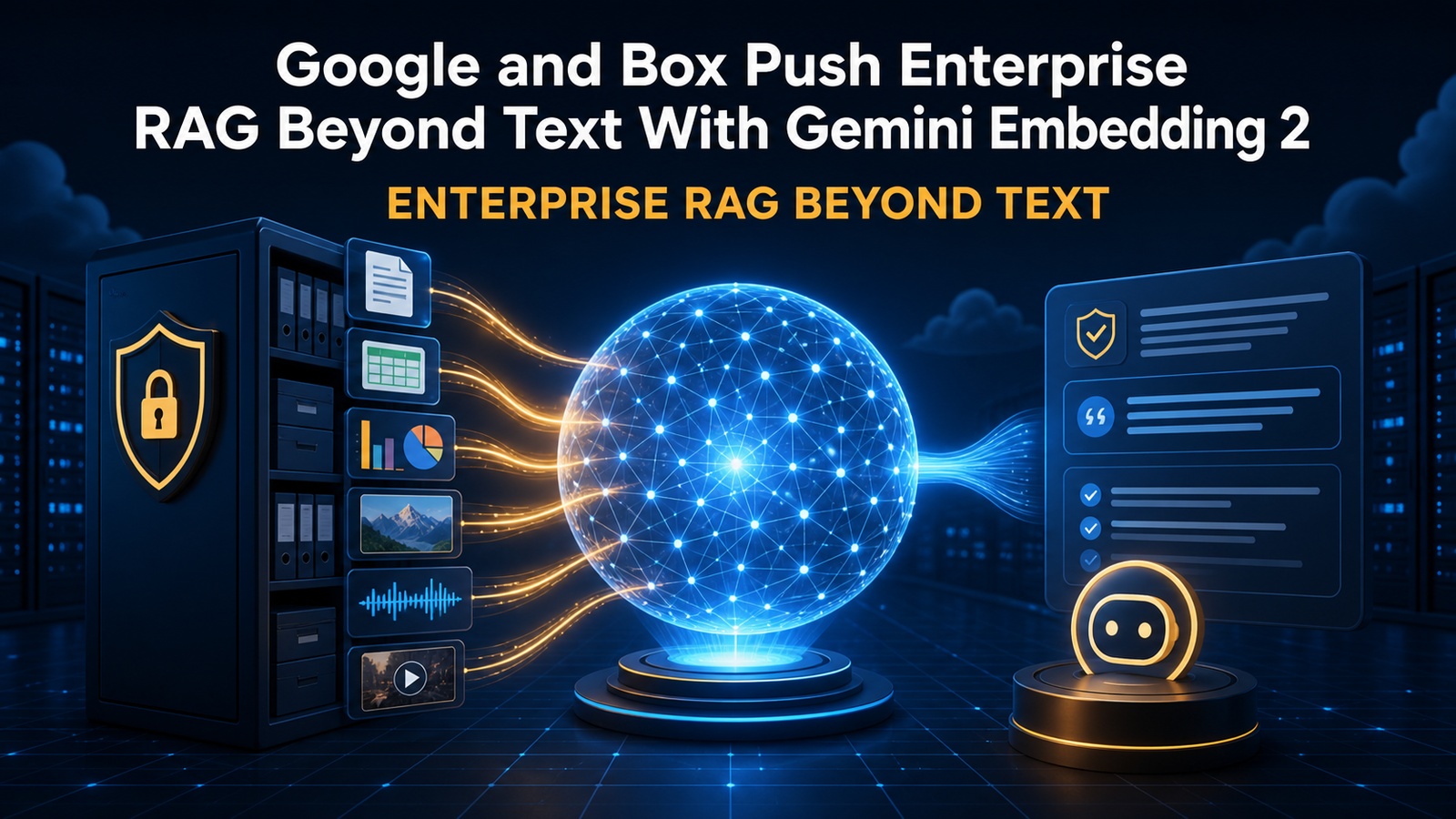Enterprise RAG beyond text with documents, charts and media entering a shared embedding space