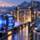 AI compute core approaching an independent safety audit checkpoint