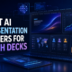 Best AI presentation makers for pitch decks comparison