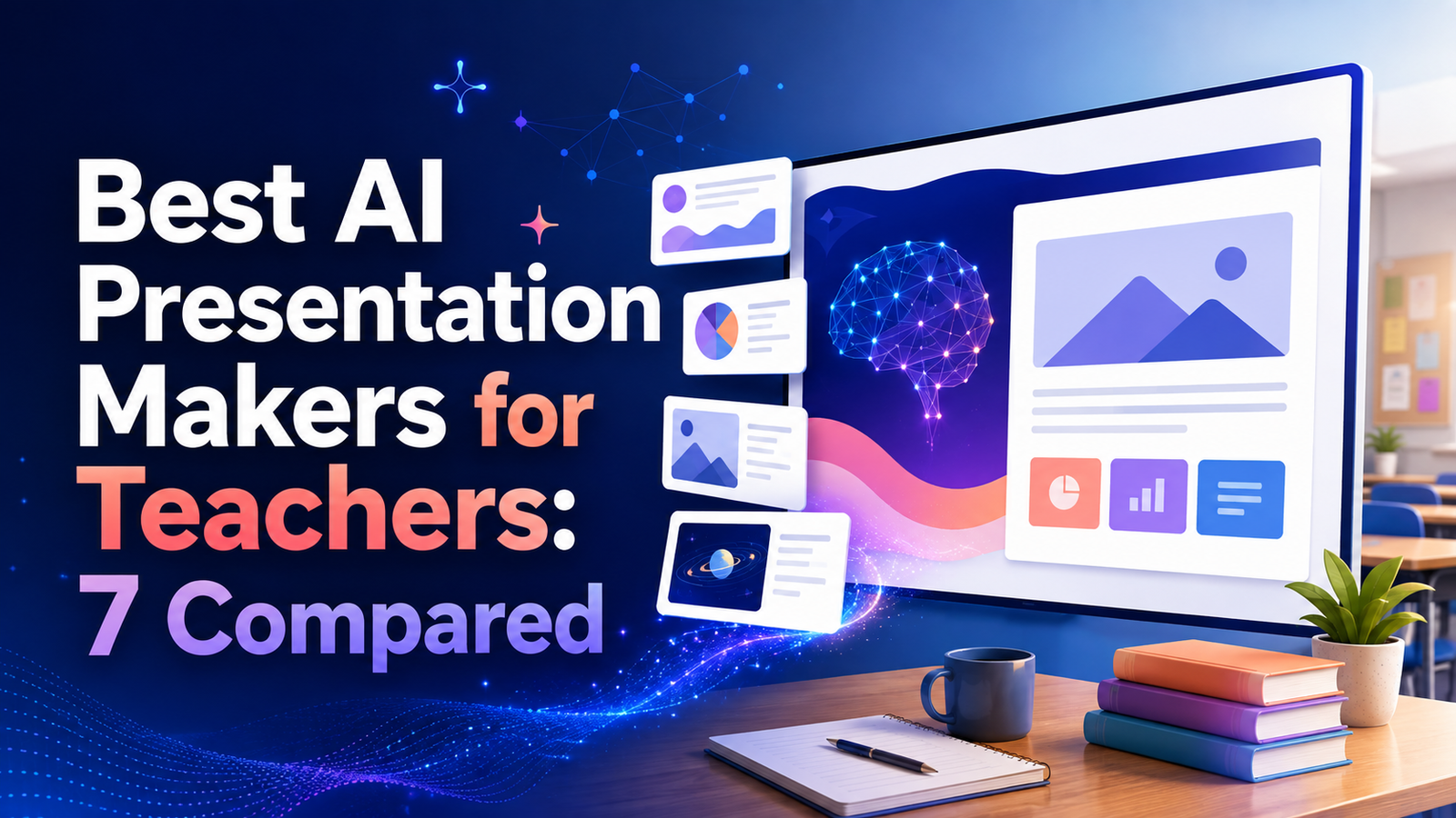 Best AI presentation makers for teachers comparison of seven tools