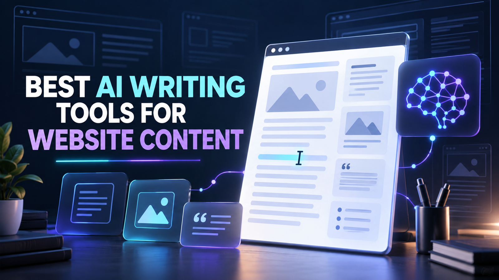 Best AI writing tools for website content comparison