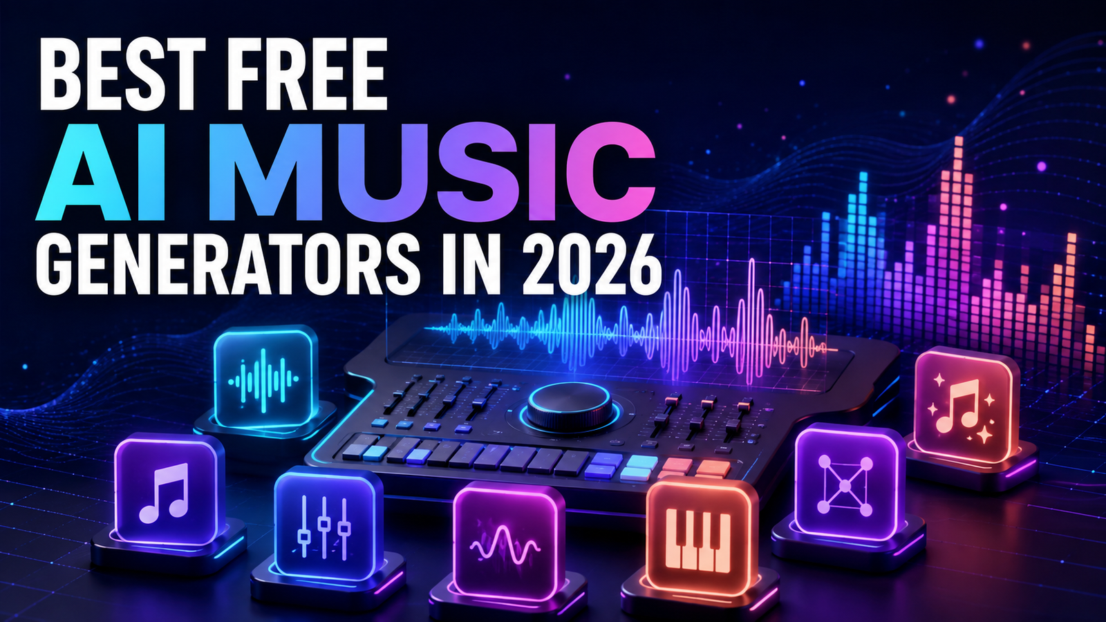 Best free AI music generators in 2026 comparison