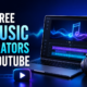 Best free AI music generators for YouTube comparison