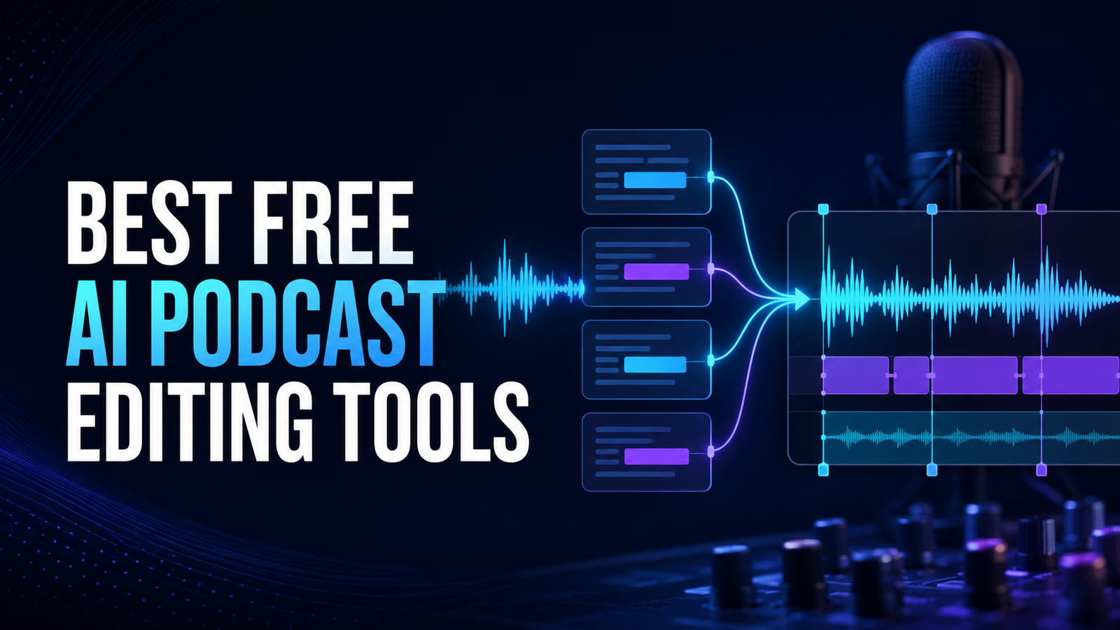 Best free AI podcast editing tools comparison