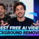 Best free AI video background removers online comparison