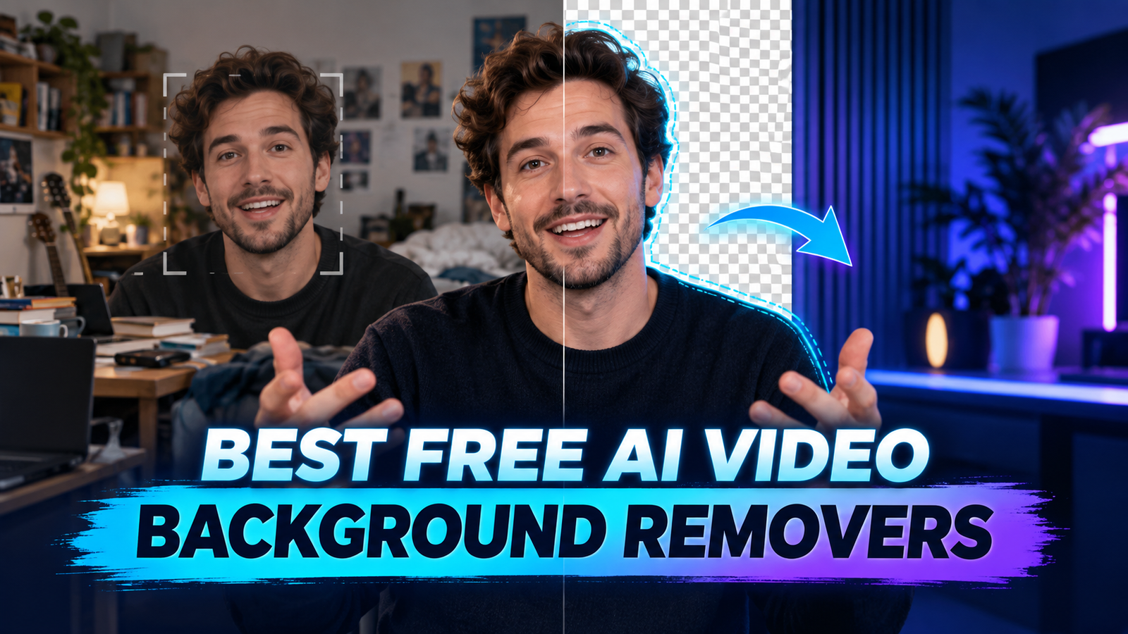 Best free AI video background removers online comparison