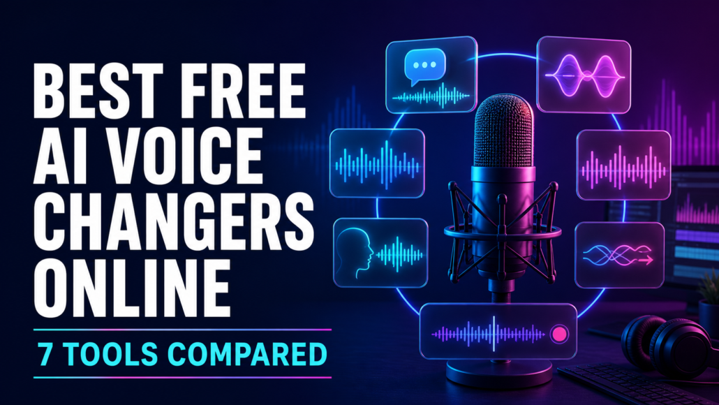 Best free AI voice changers online comparison of seven tools
