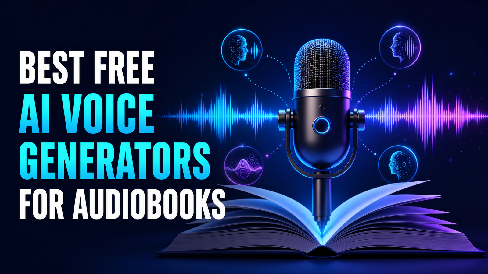 Best free AI voice generators for audiobooks comparison