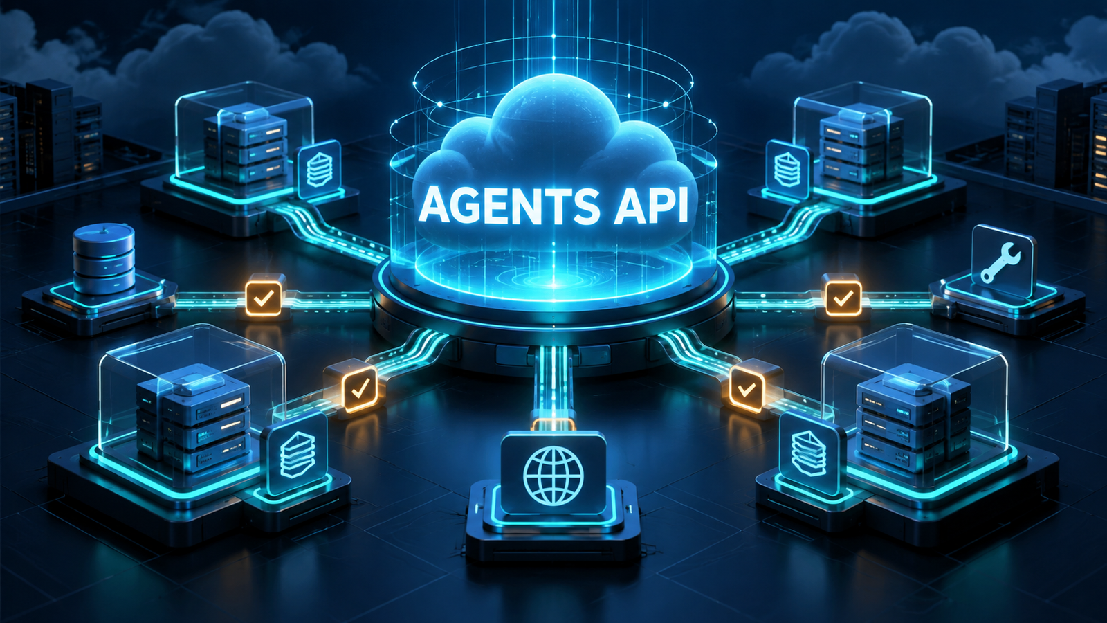 OpenAI Agents API orchestration plane connecting isolated cloud sandboxes and approval gates