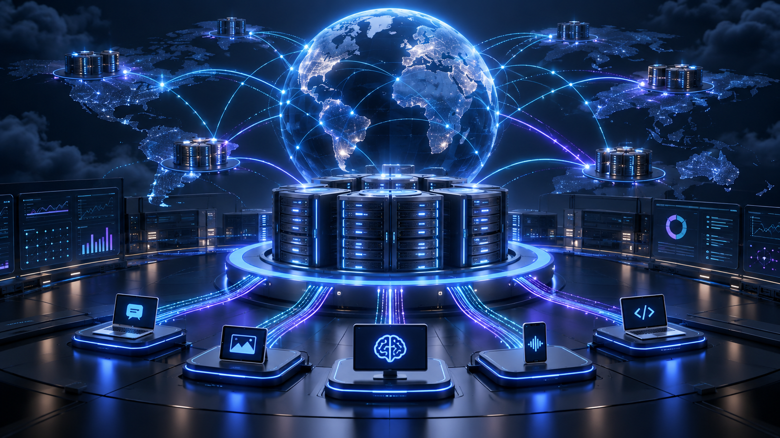 Global distributed storage platform connecting AI applications across regions