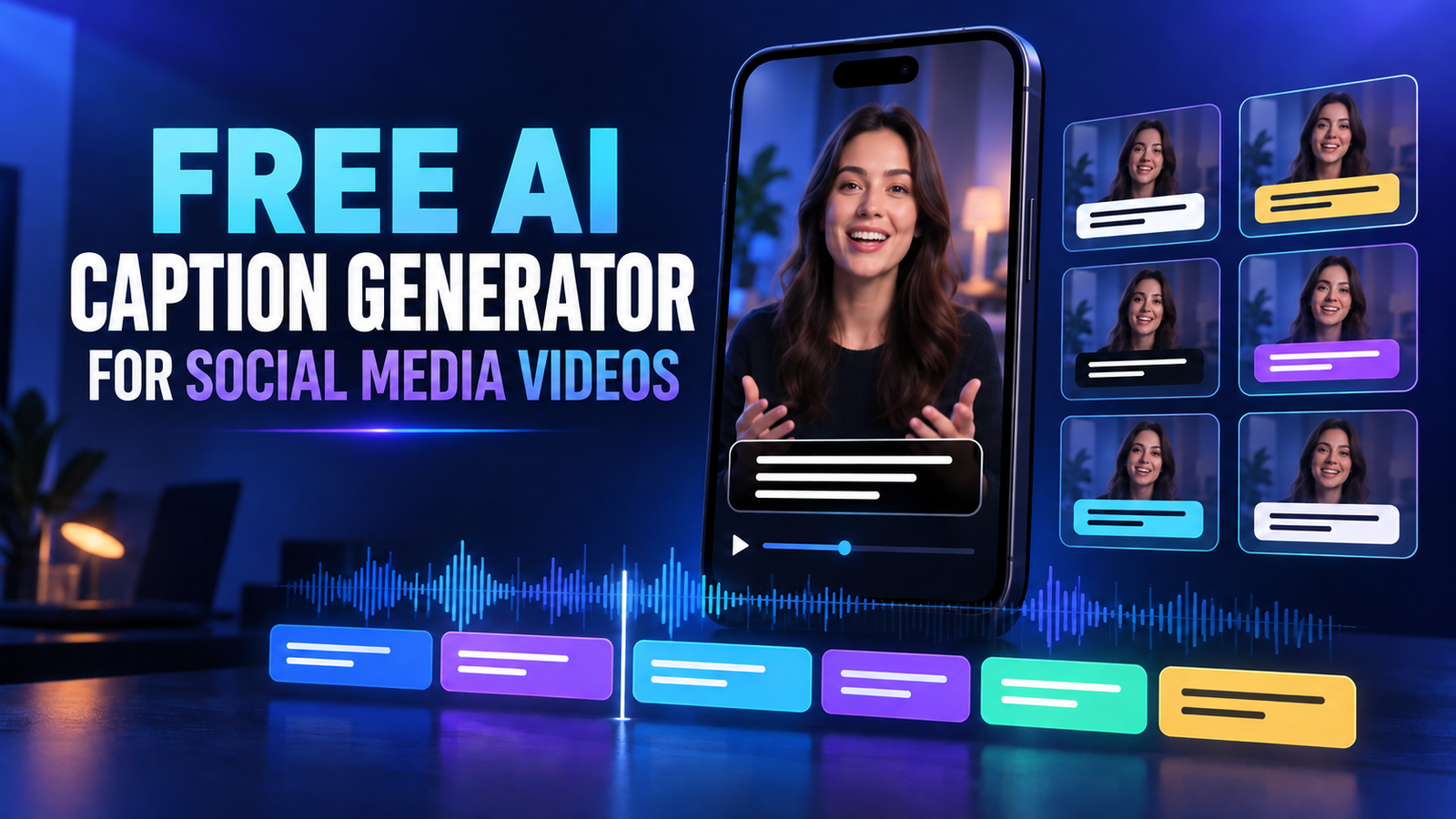 Free AI caption generator for social media videos comparison