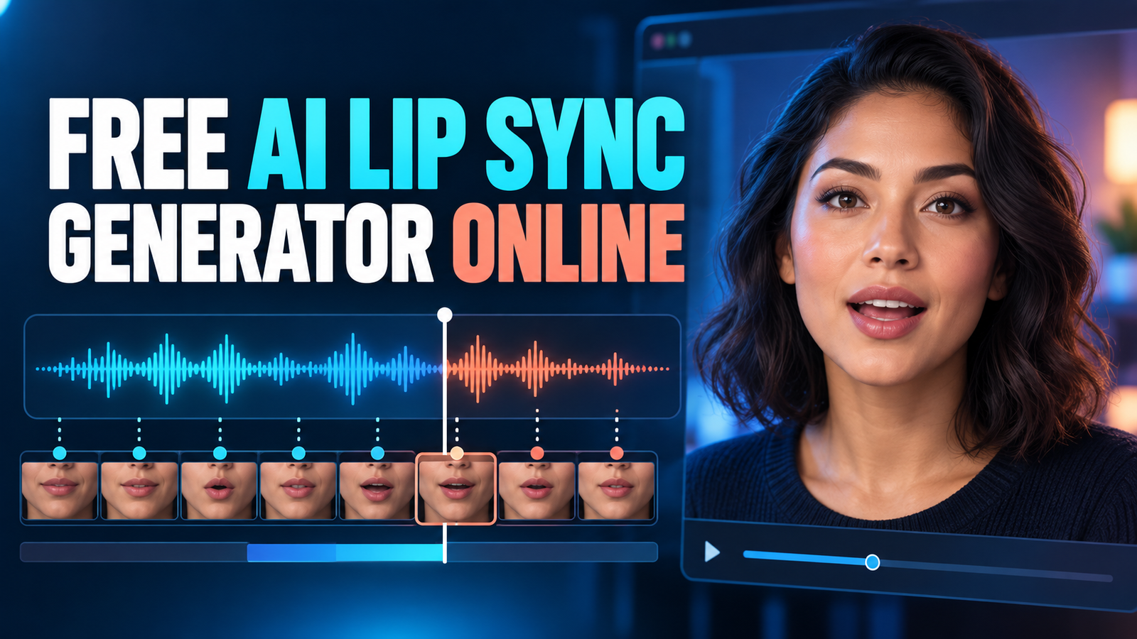 Free AI lip sync generator online comparison