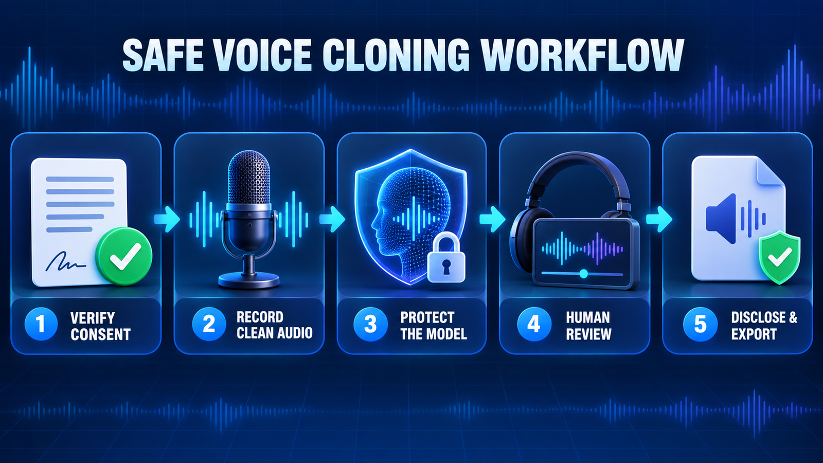 Best free AI voice cloning generators consent and review workflow