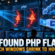 Editorial illustration of AI-assisted PHP vulnerability discovery and an urgent security patch deployment.