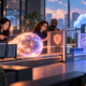 Enterprise AI deployment engineers guide a Claude-based system through security gates into a governed production cloud