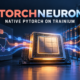 TorchNeuron native PyTorch workloads flowing into AWS Trainium accelerator infrastructure