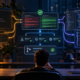 Developer comparing a terminal-first AI coding agent with a GitHub and multi-IDE coding workflow around a verified code diff