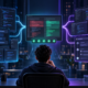 Developer comparing an AI-native code editor workflow with a multi-IDE GitHub coding assistant workflow around a verified code diff
