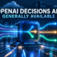 OpenAI Decisions API routing application inputs to bounded outcomes in a cloud infrastructure environment