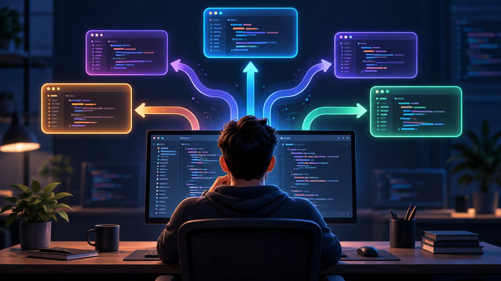 Developer comparing AI coding alternatives across editor, terminal, private infrastructure and cloud agent workflows