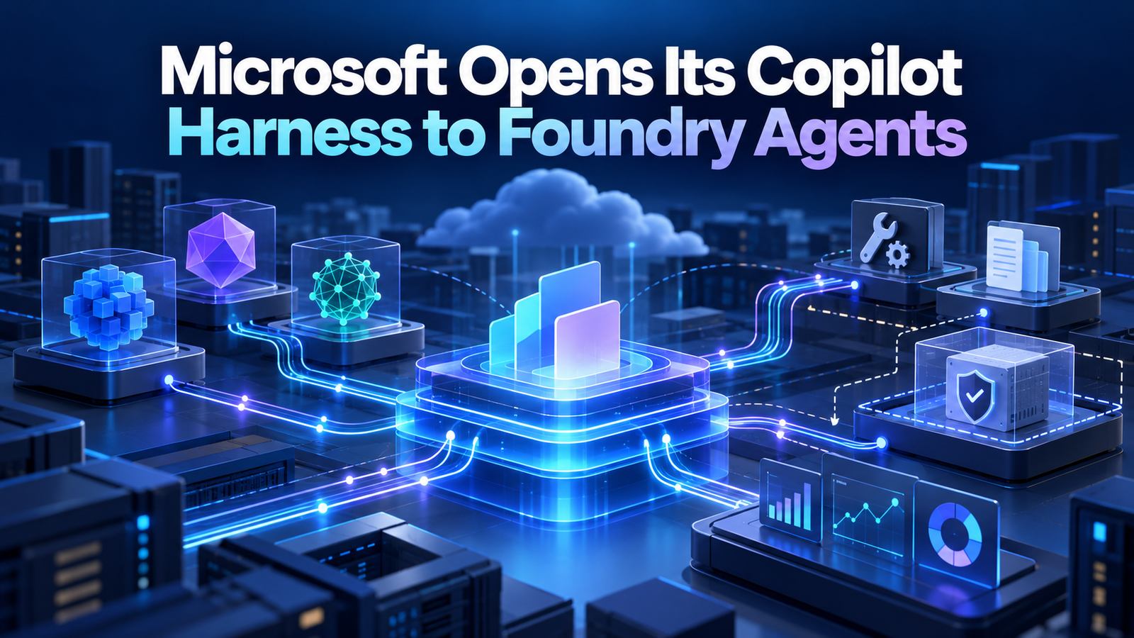 Microsoft Copilot harness connecting AI models, tools and managed agent execution in Foundry
