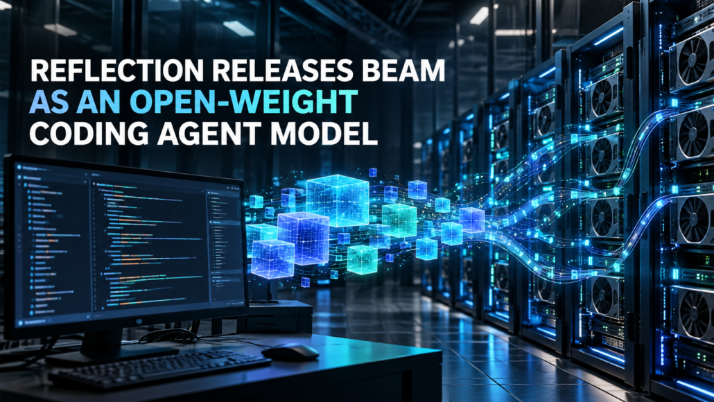 Reflection Beam open-weight coding agent model connected to distributed GPU infrastructure